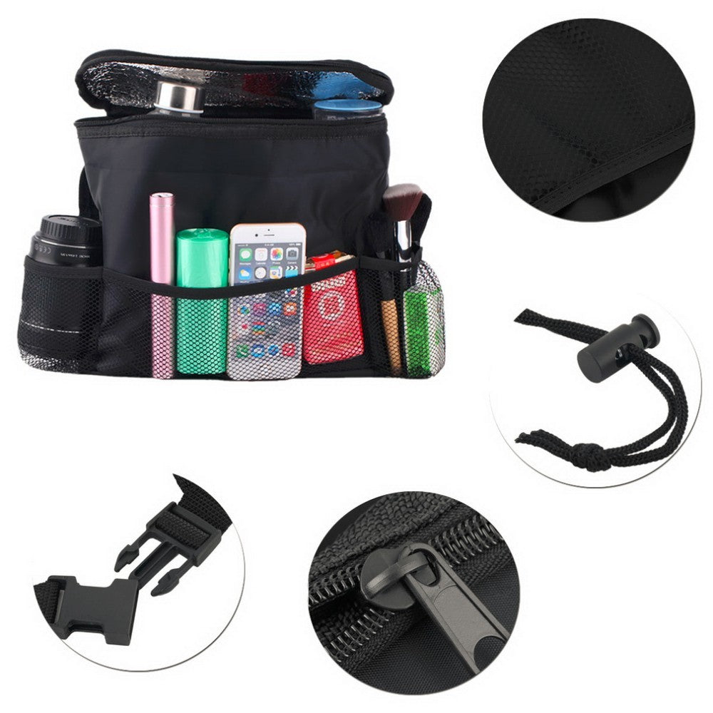 Flag Village Auto Tools Universal Car Auto Seat Back Auto Car Seat Organizer Multi-Pocket Storage Bag Organizer Holder Travel Hanger