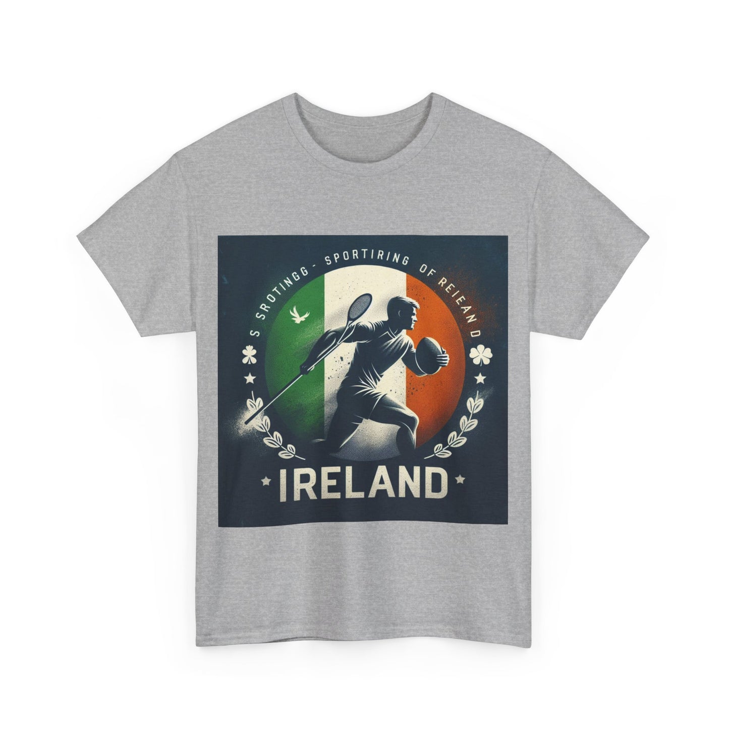 Flag Village Ireland Sporting Flag T-SHIRT Heavy Cotton Tee IRL0003