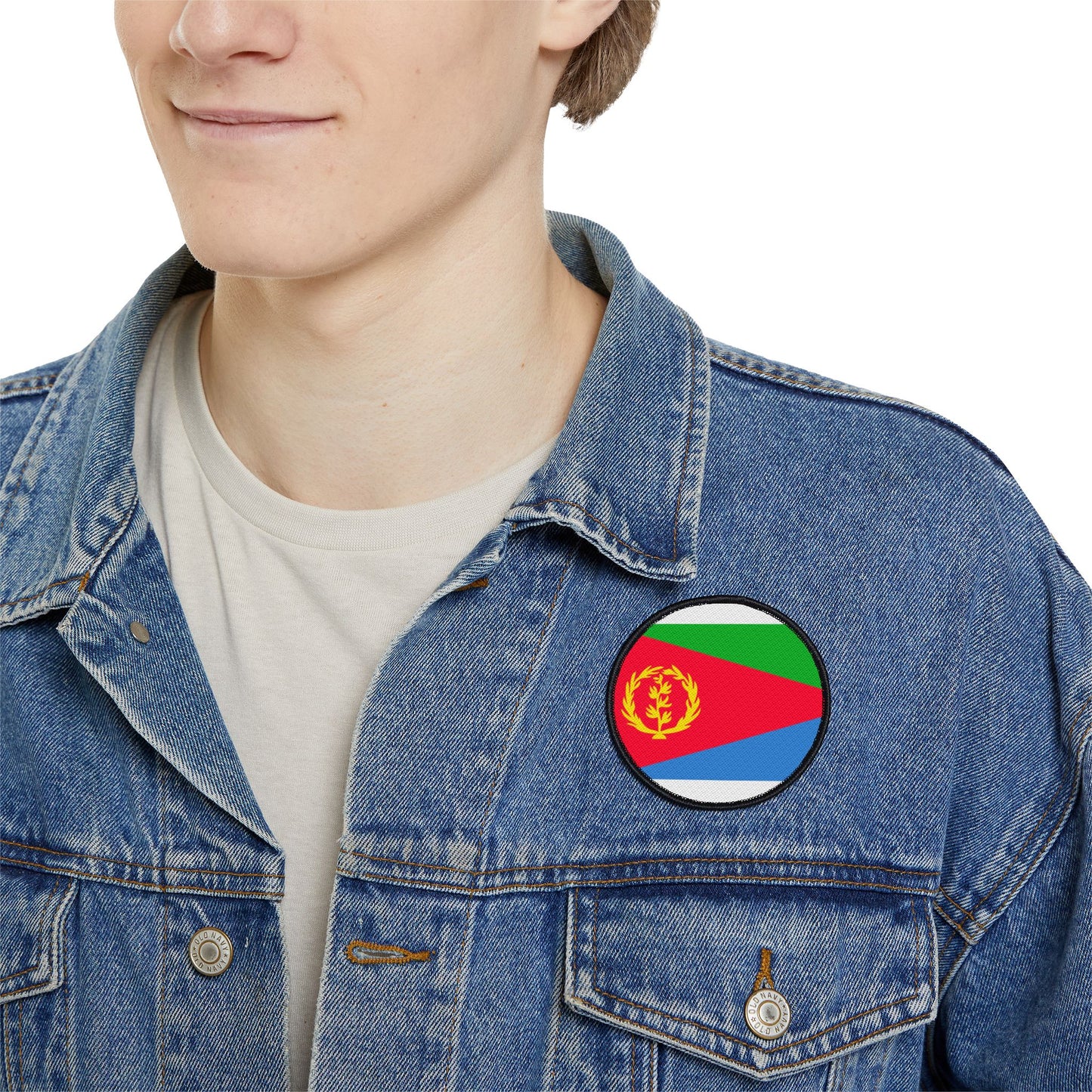Flag Village Eritrea Flag Embroidery Iron-On Patches