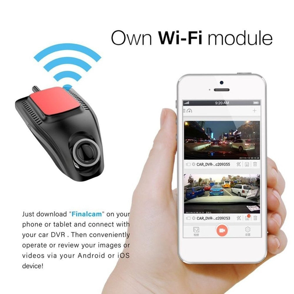Flag Village Auto Tools Small Eye Dash Cam Car DVR Recorder Camera With Wifi Full HD