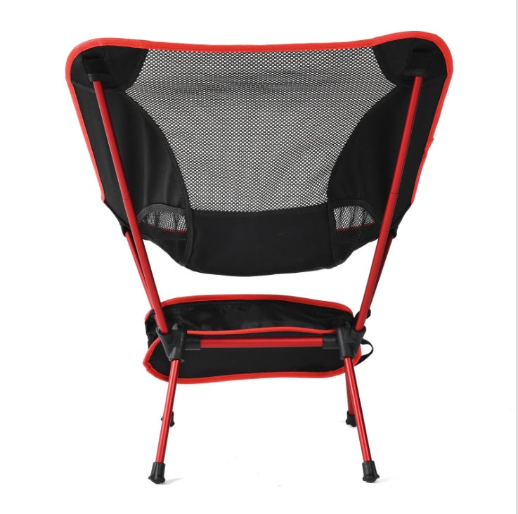 Flag Village Travel Ultralight Folding Chair Superhard High Load Outdoor Camping Chair Portable Beach Hiking Picnic Seat Fishing Tools Chair