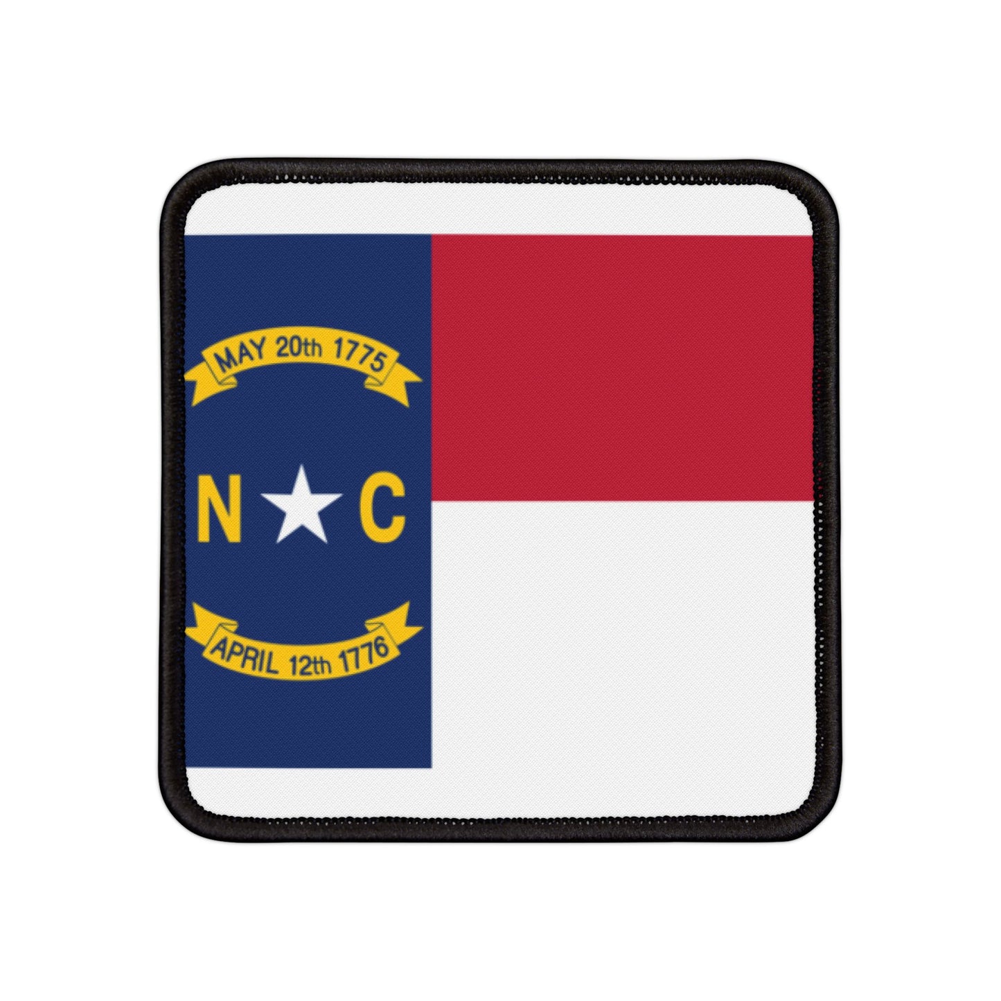 Flag Village North Carolina State Flag Embroidery Iron-On Patches