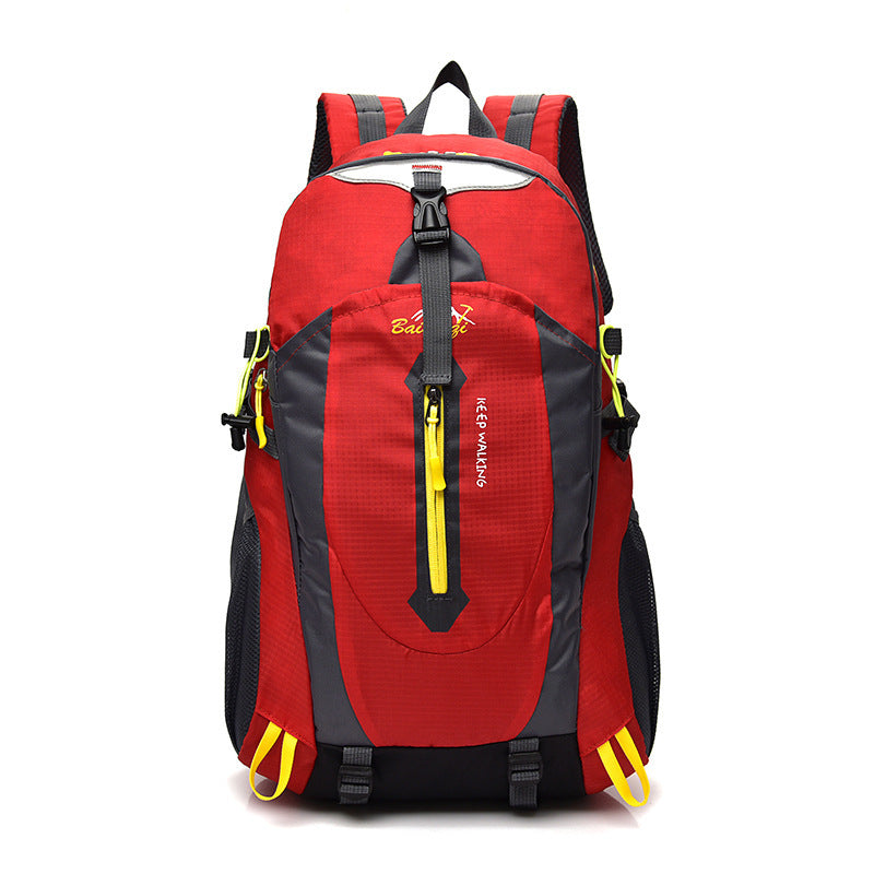 Flag Village Outdoor mountaineering bag large-capacity school bag travel backpack