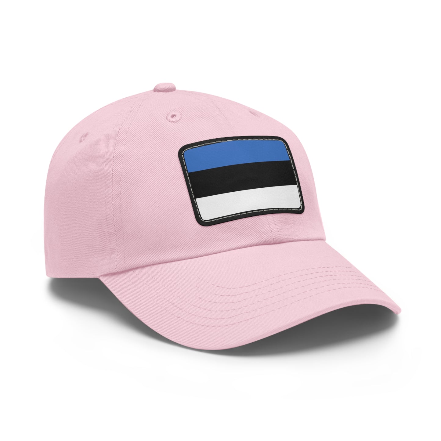 Flag Village Estonia Flag Hat Cap with Leather Patch