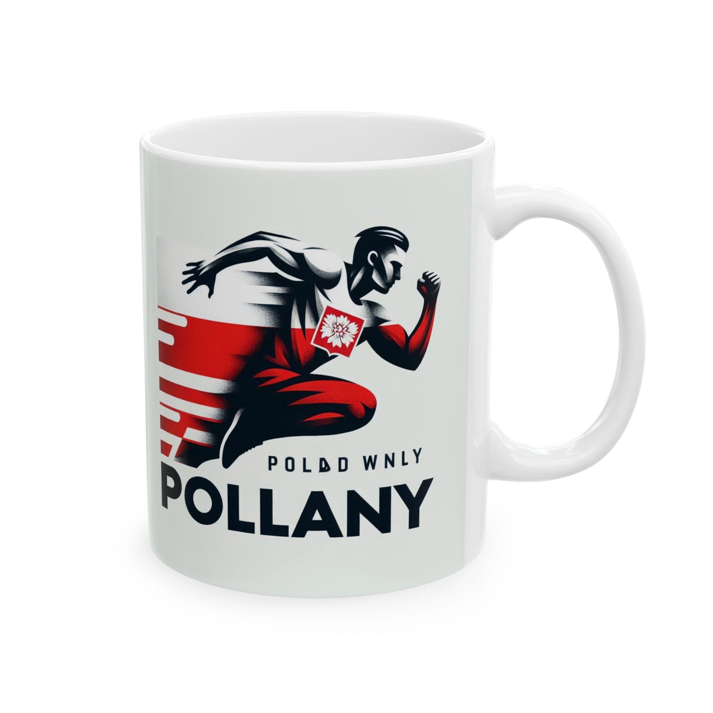Flag Village Poland Sporting Flag Ceramic Coffee Mug 11oz POL0007