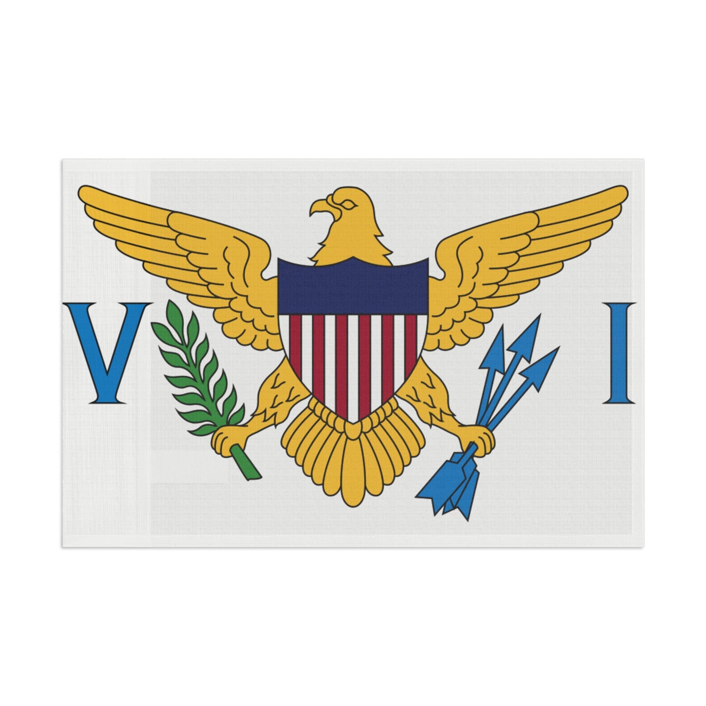 Flag Village USA U.S. Virgin Islands State Flag 18" x 12" / 36" x 24" / 60" x 36"