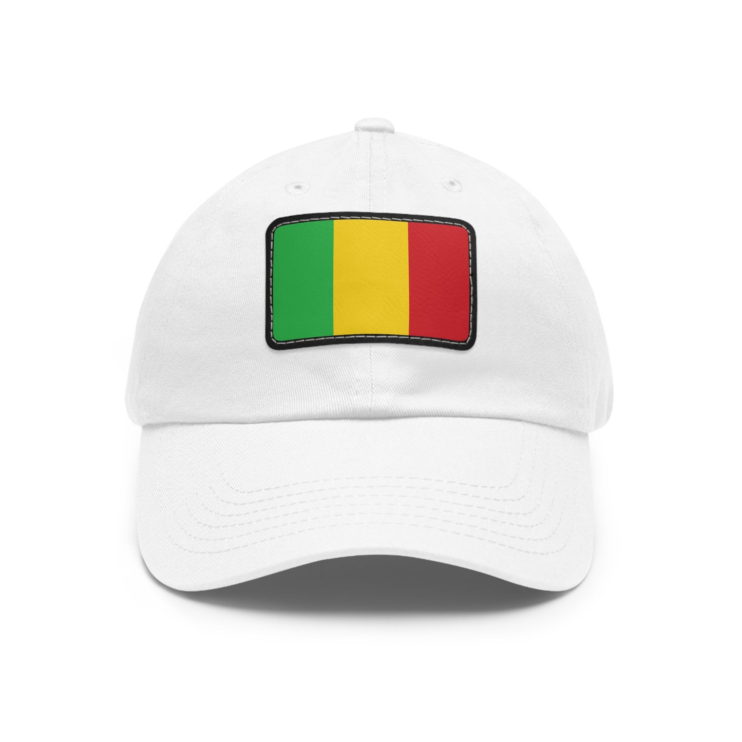 Flag Village Mali Flag Hat Cap with Leather Patch