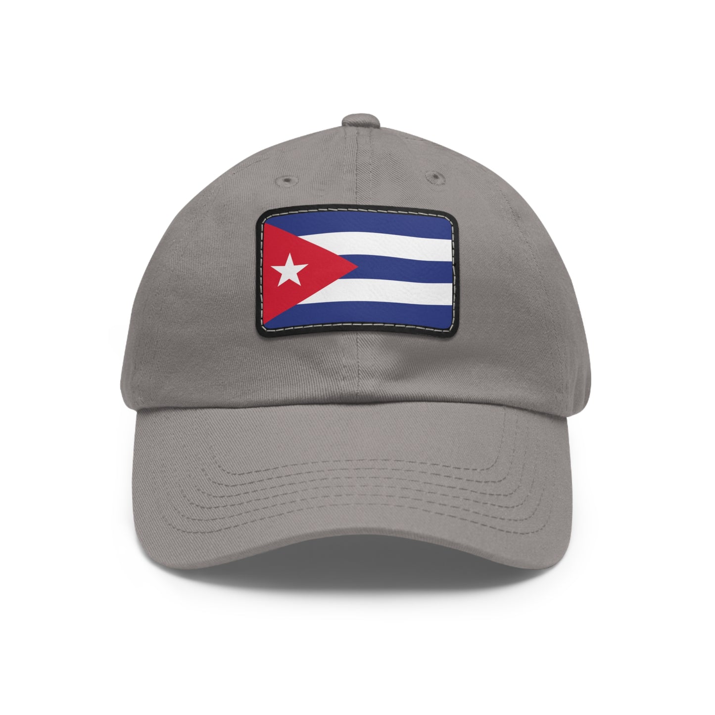 Flag Cuba Flag Hat Cap with Leather Patch