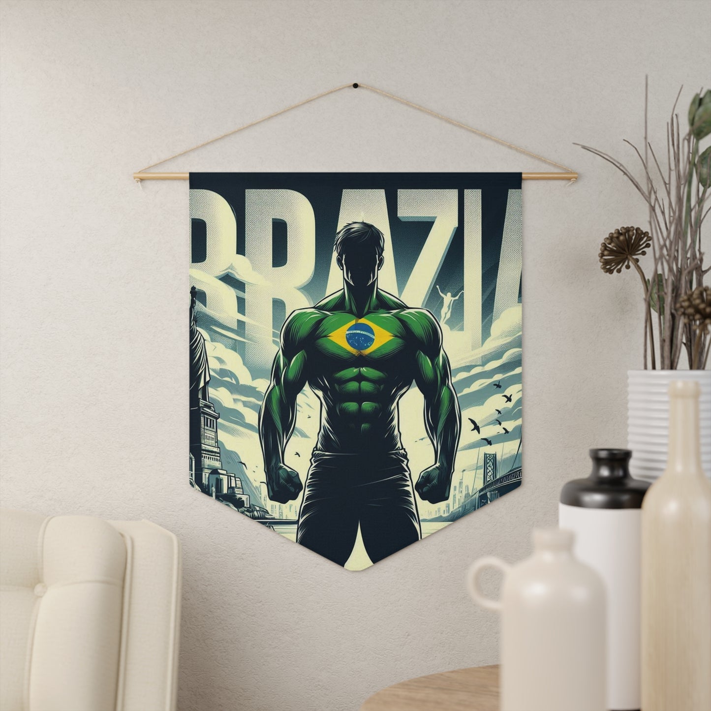 Flag Village Brazil Flag Pennant Sporting Home Wall decoration BRA0001