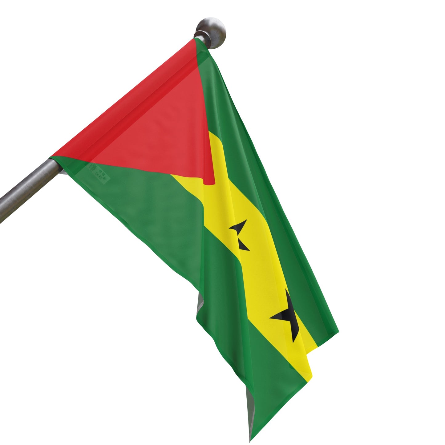 Flag Village Sao Tome And Principe 18" x 12" / 36" x 24" / 60" x 36"