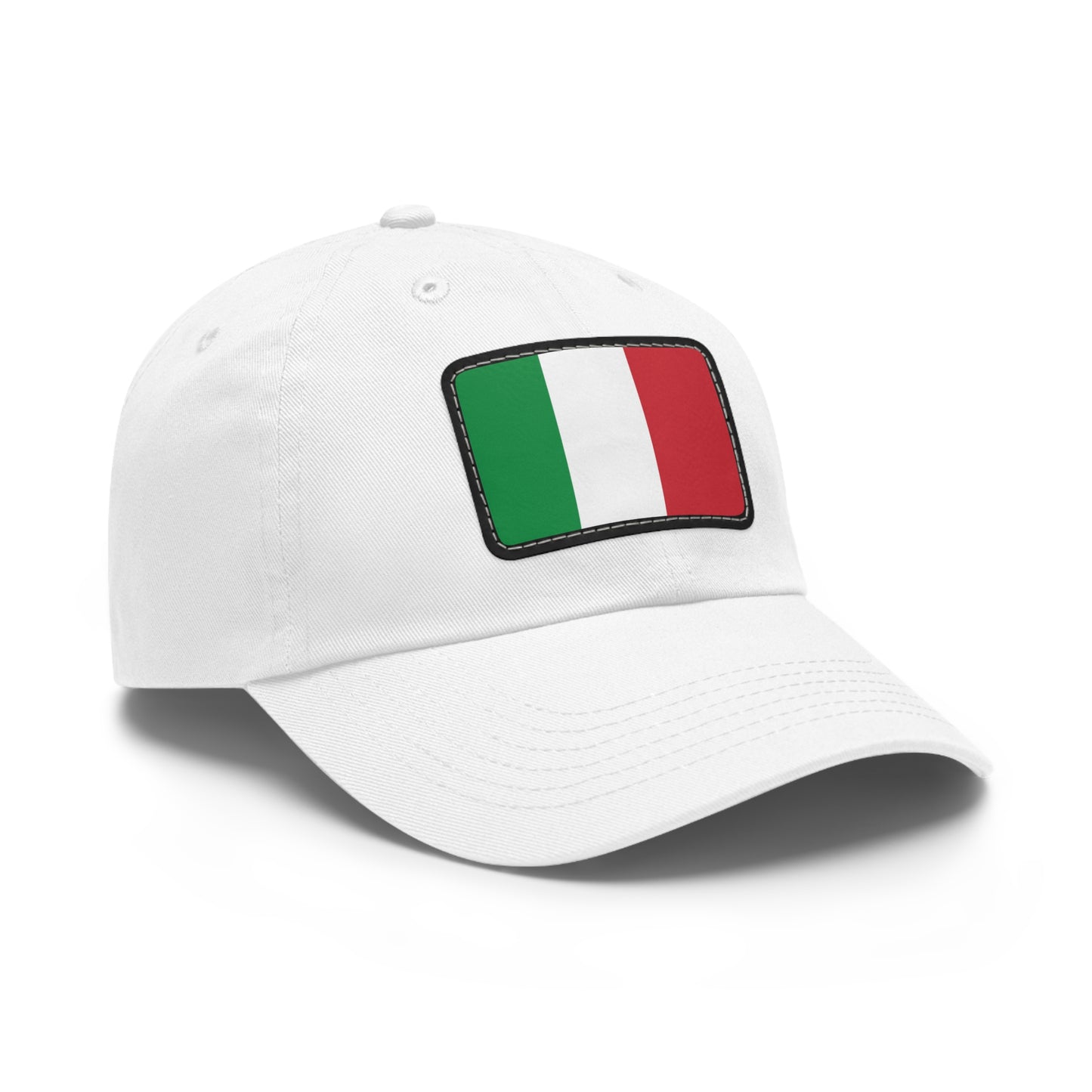 Flag Village Italy Flag Hat Cap with Leather Patch