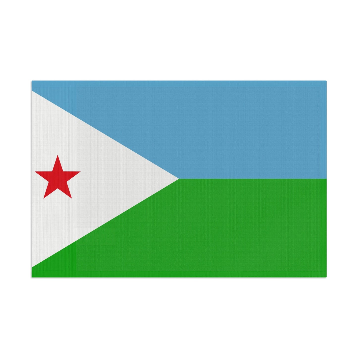 Flag Village Djibouti Flag 18" x 12" / 36" x 24" / 60" x 36"