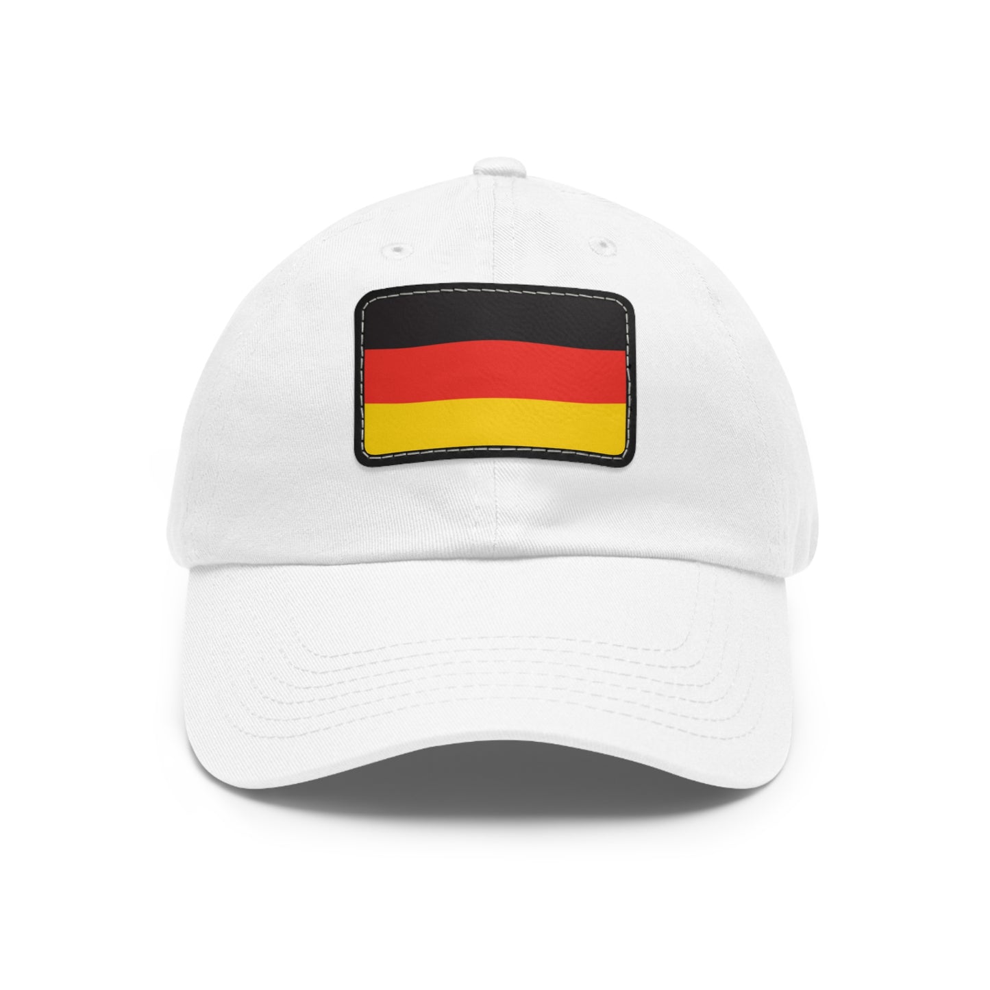 Flag Village Germany Flag Hat Cap with Leather Patch