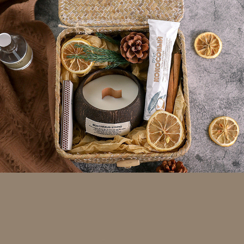 Flag Village Coconut Jar Scented Candle Gift Box For Valentine's Day