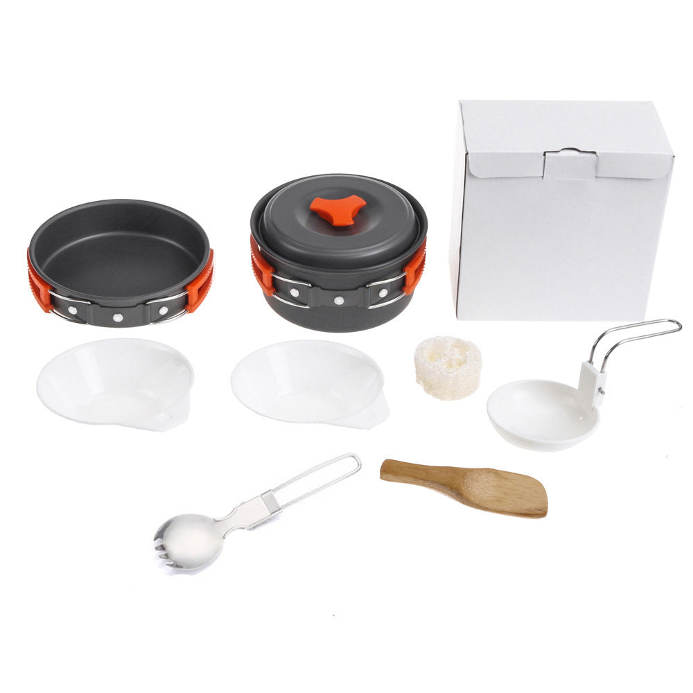 Flag Village Outdoor cookware 1-2 people camping cookware set