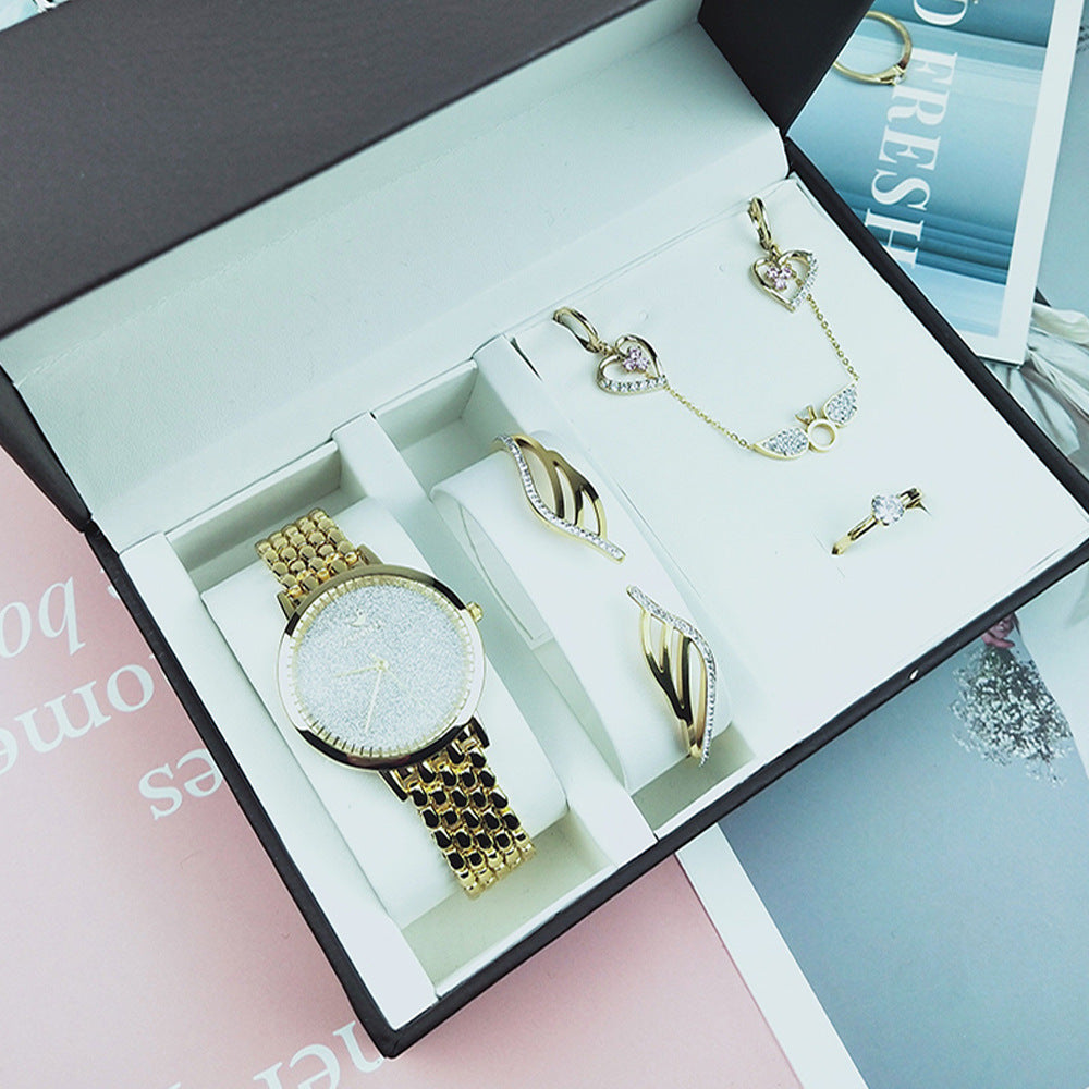 Flag Village 5-piece watch gift box set fashion decoration