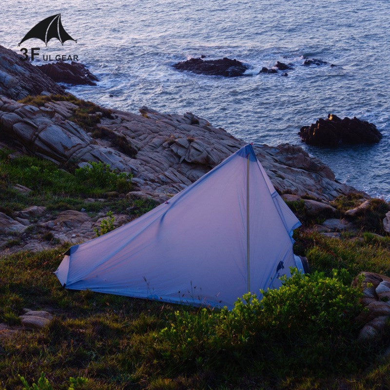 Flag Village Silicon Coated Outdoor Camping Pyramid Tent