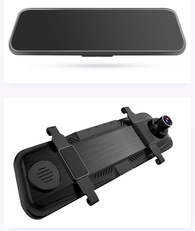 Flag Village Auto Tools Dual Cameras Driving Recorder with Full Display Screen