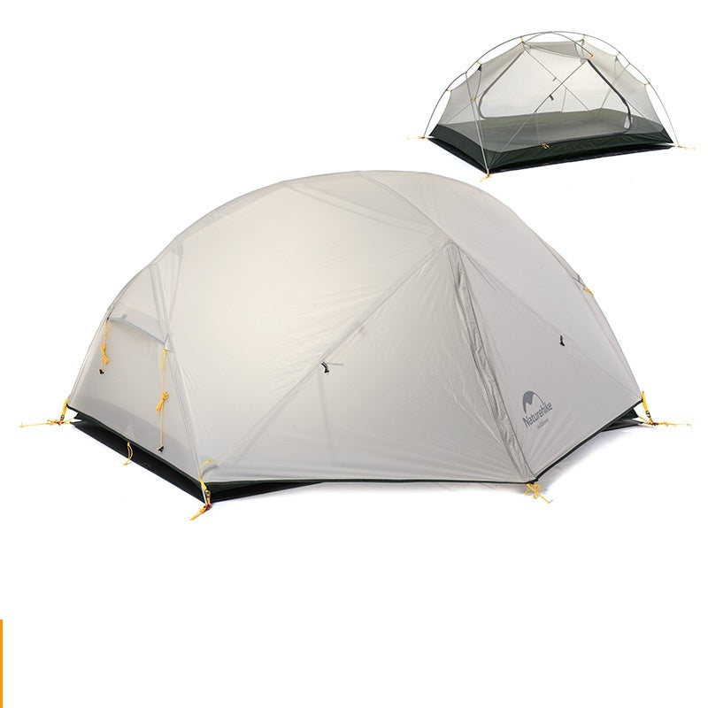 Flag Village Ultralight 20D Silicone Portable Rainproof Camping Tent