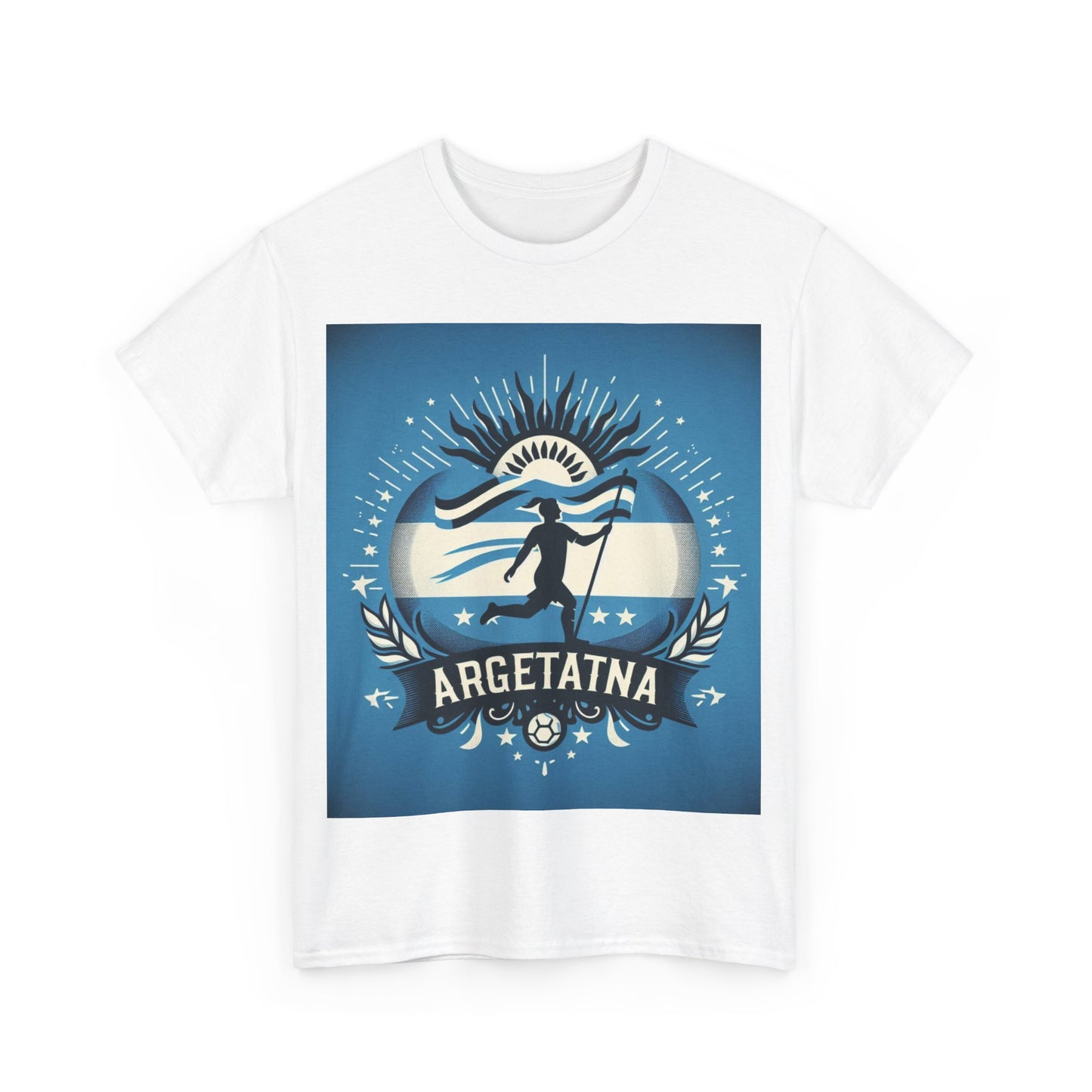 Flag Village Argentina Sporting Flag T-SHIRT Heavy Cotton Tee ARG0007