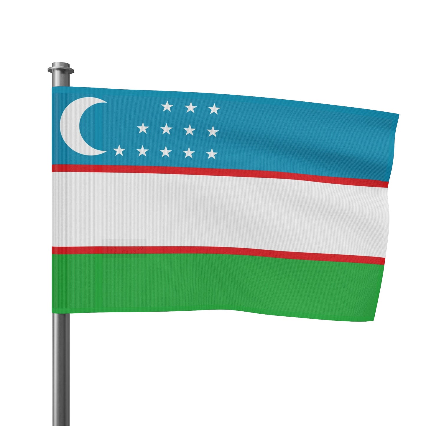 Flag Village Uzbekistan Flag 18" x 12" / 36" x 24" / 60" x 36"