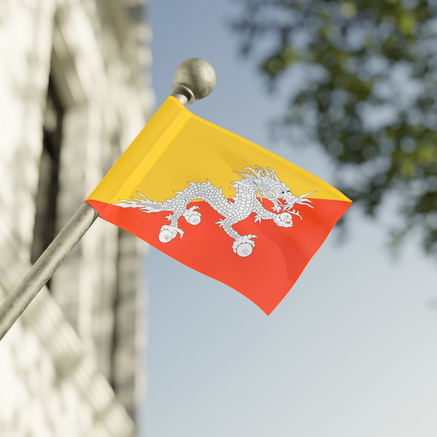 Flag Village Bhutan Flag 18" x 12" / 36" x 24" / 60" x 36"