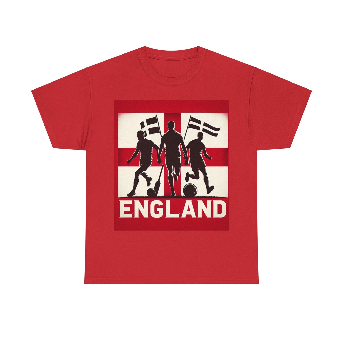 Flag Village England Sporting Flag T-SHIRT Heavy Cotton Tee GBR0011