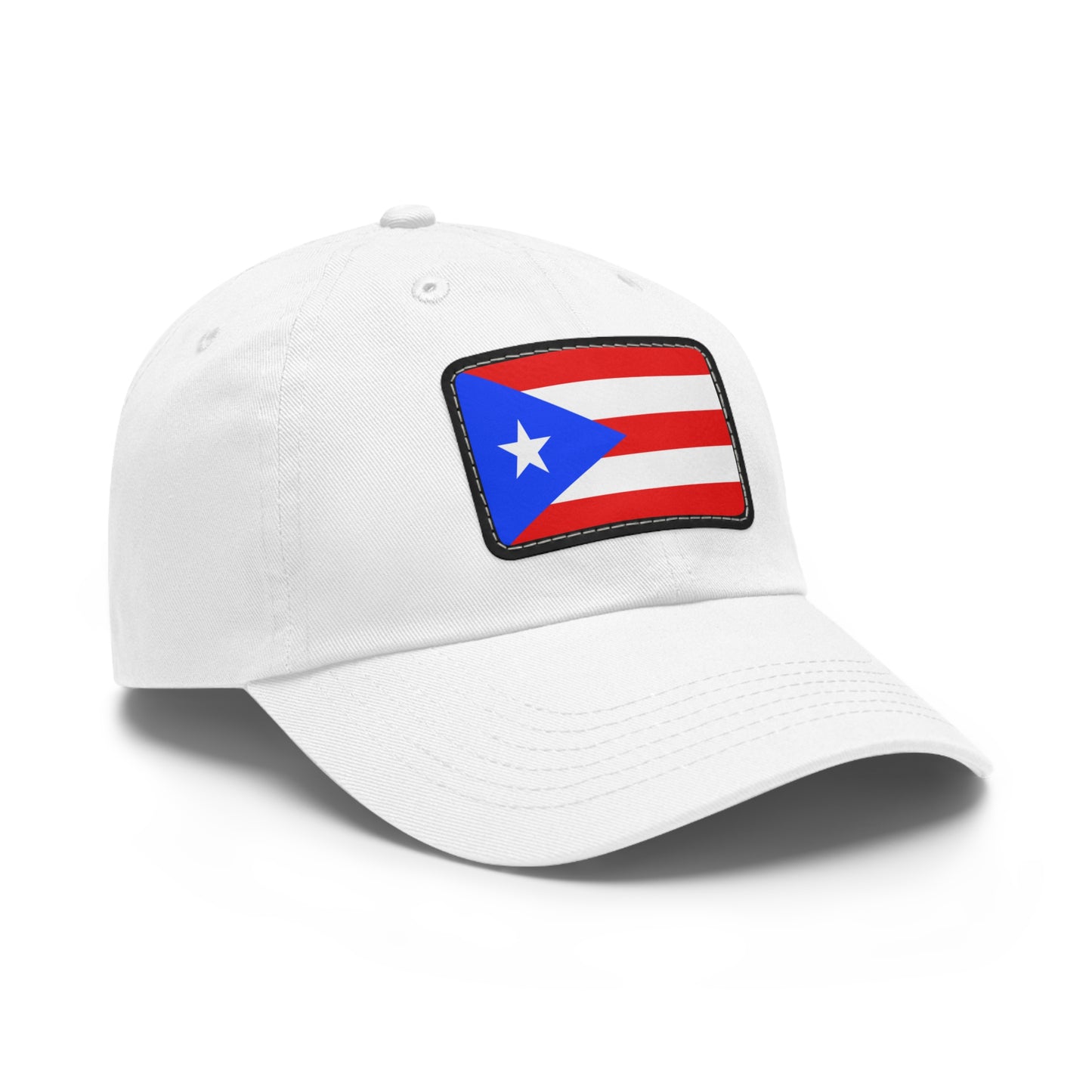 Flag Village USA Puerto Rico State Flag Hat Cap with Leather Patch
