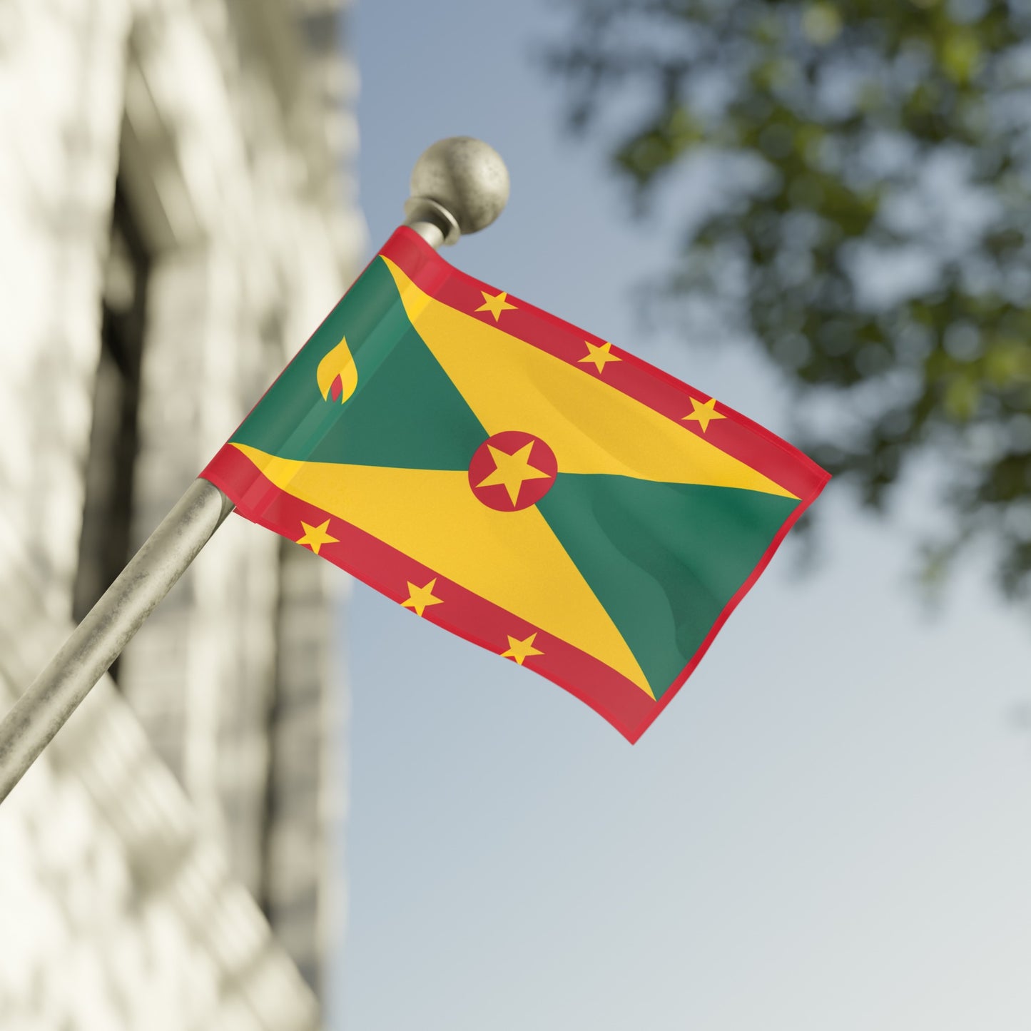 Flag Village Grenada Flag 18" x 12" / 36" x 24" / 60" x 36"