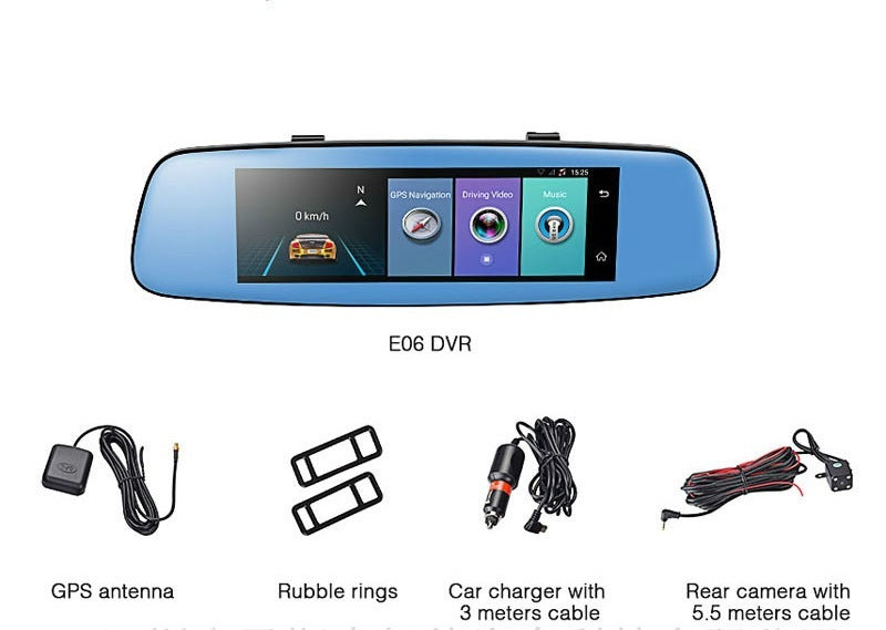 Flag Village Auto Tools Cross border special supply for new 8 inch crane recorder 4G cloud mirror 1080P HD Android rear view mirror driving record