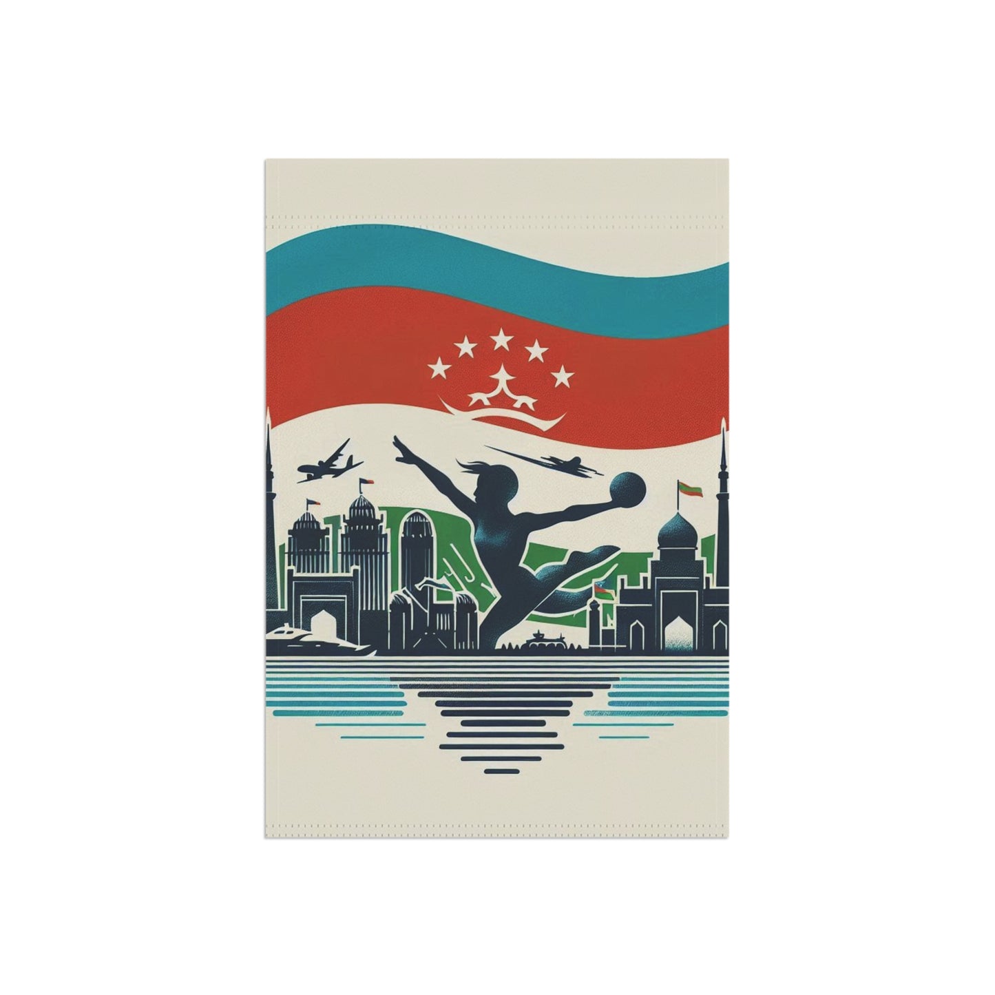 Flag Village Tajikistan Flag Sporting Garden & House Banner TJK0004