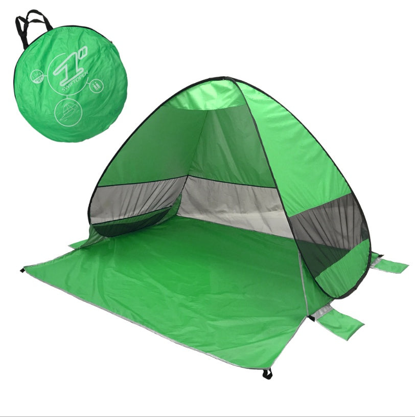 Flag Village Automatic Beach Tent