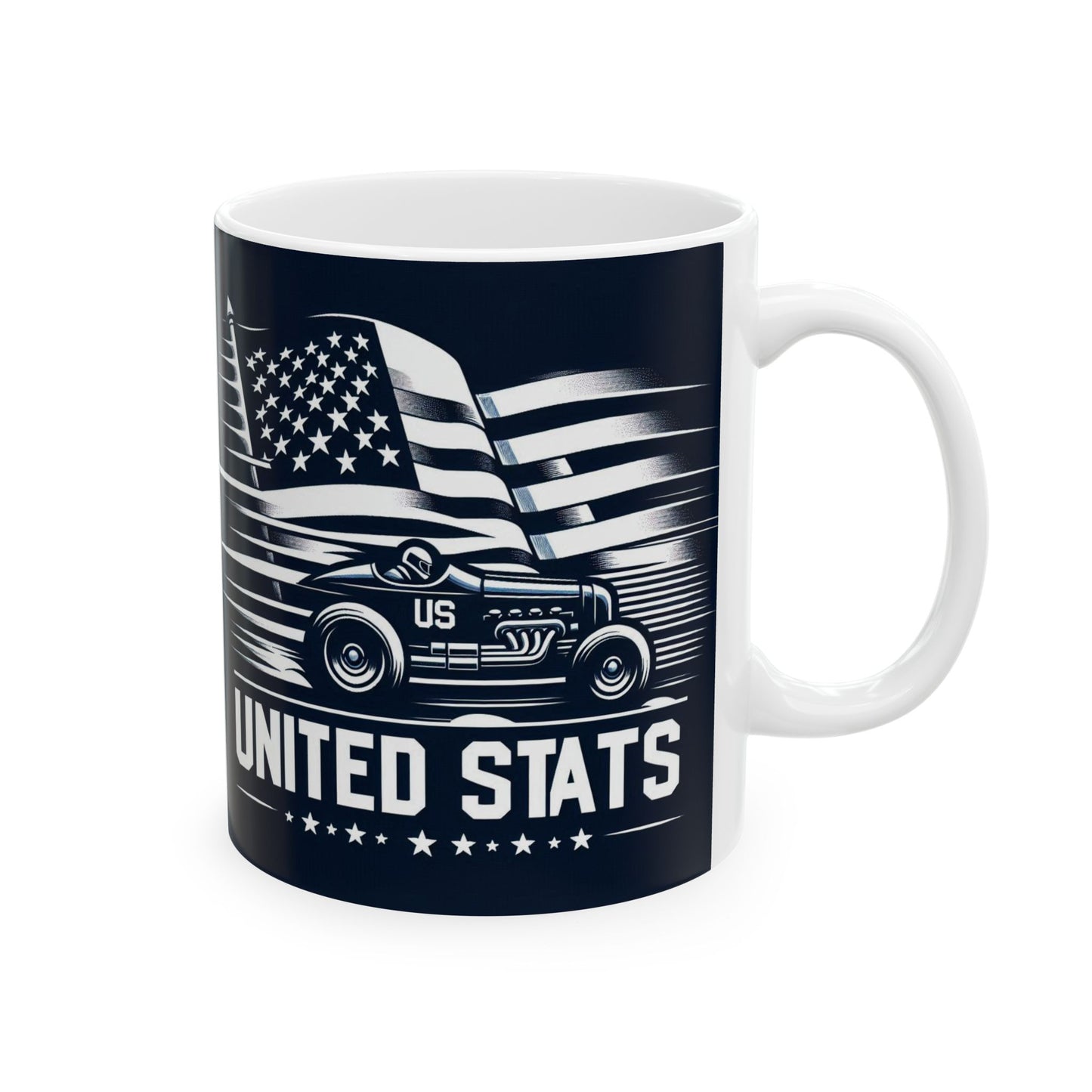 Flag Village United States Sporting Flag Ceramic Coffee Mug 11oz USA0011