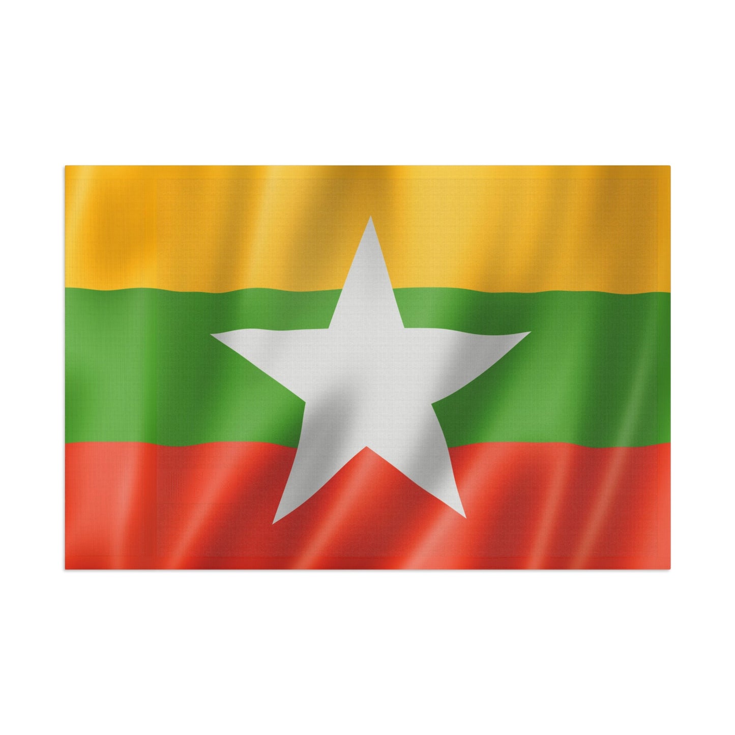 Flag Village Myanmar Flag 18" x 12" / 36" x 24" / 60" x 36"