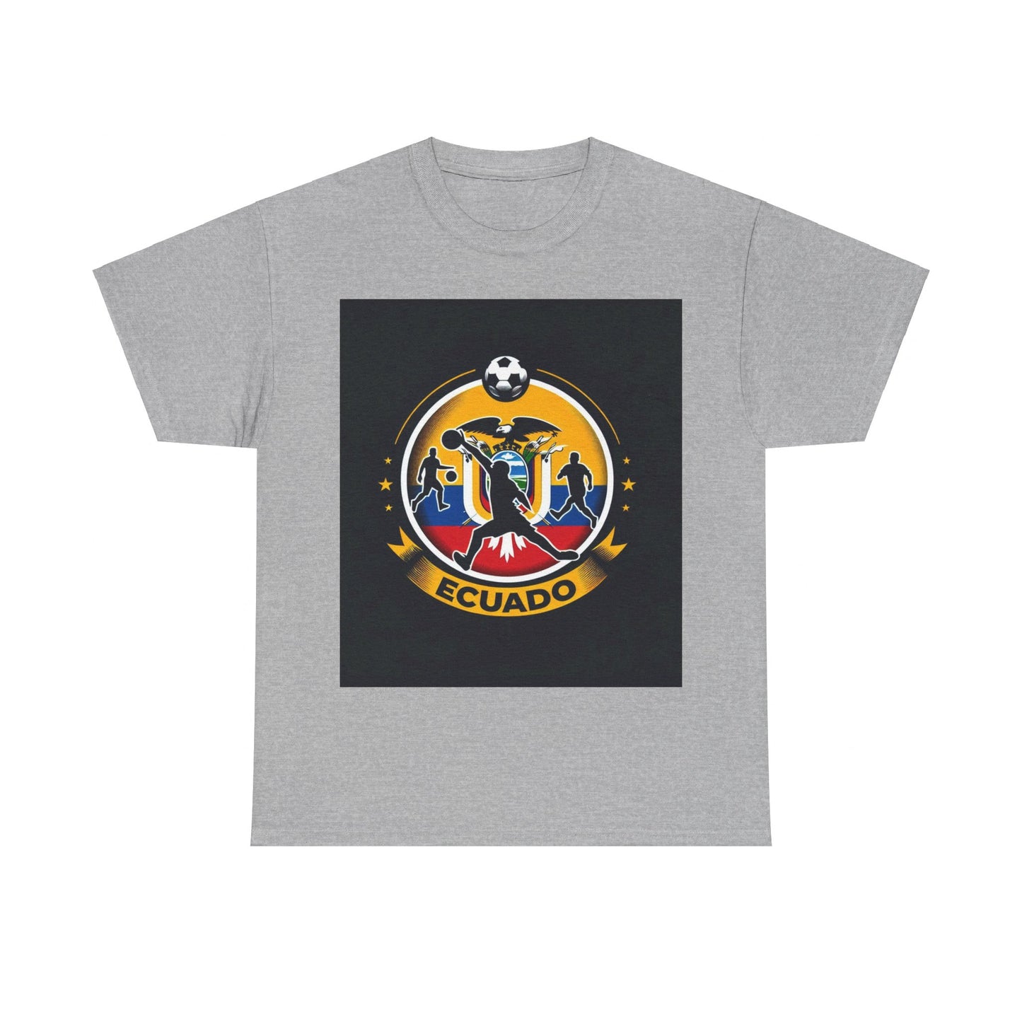Flag Village Ecuador Sporting Flag T-SHIRT Heavy Cotton Tee ECU0002