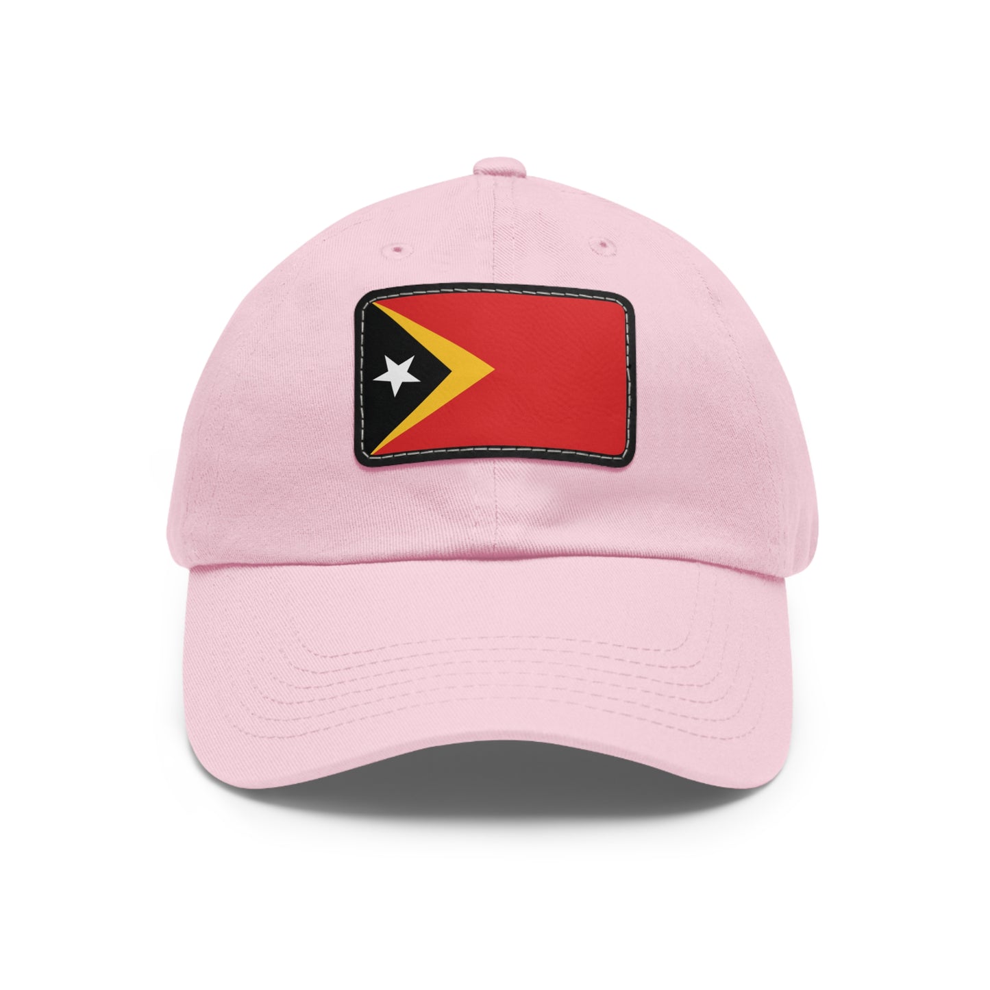 Flag Village Timor(East Timor) Flag Hat Cap with Leather Patch