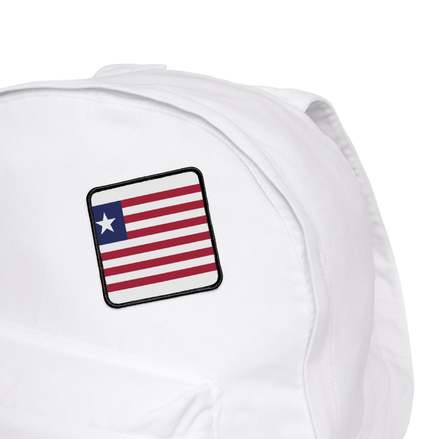 Flag Village Liberia Flag Embroidery Iron-On Patches