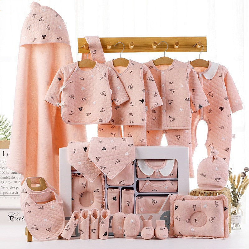 Flag Village Cotton Winter Newborn Baby Gift Box Newborn Supplies