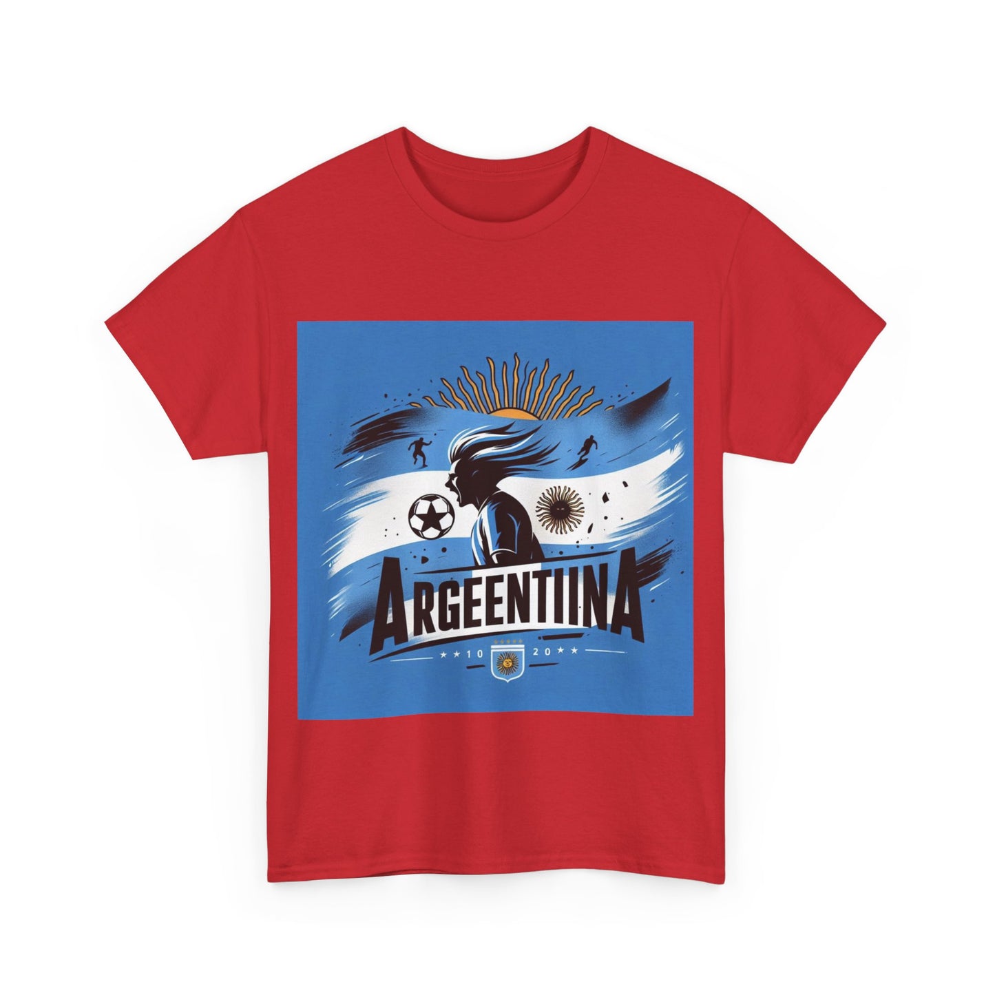 Flag Village Argentina Sporting Flag T-SHIRT Heavy Cotton Tee ARG0006