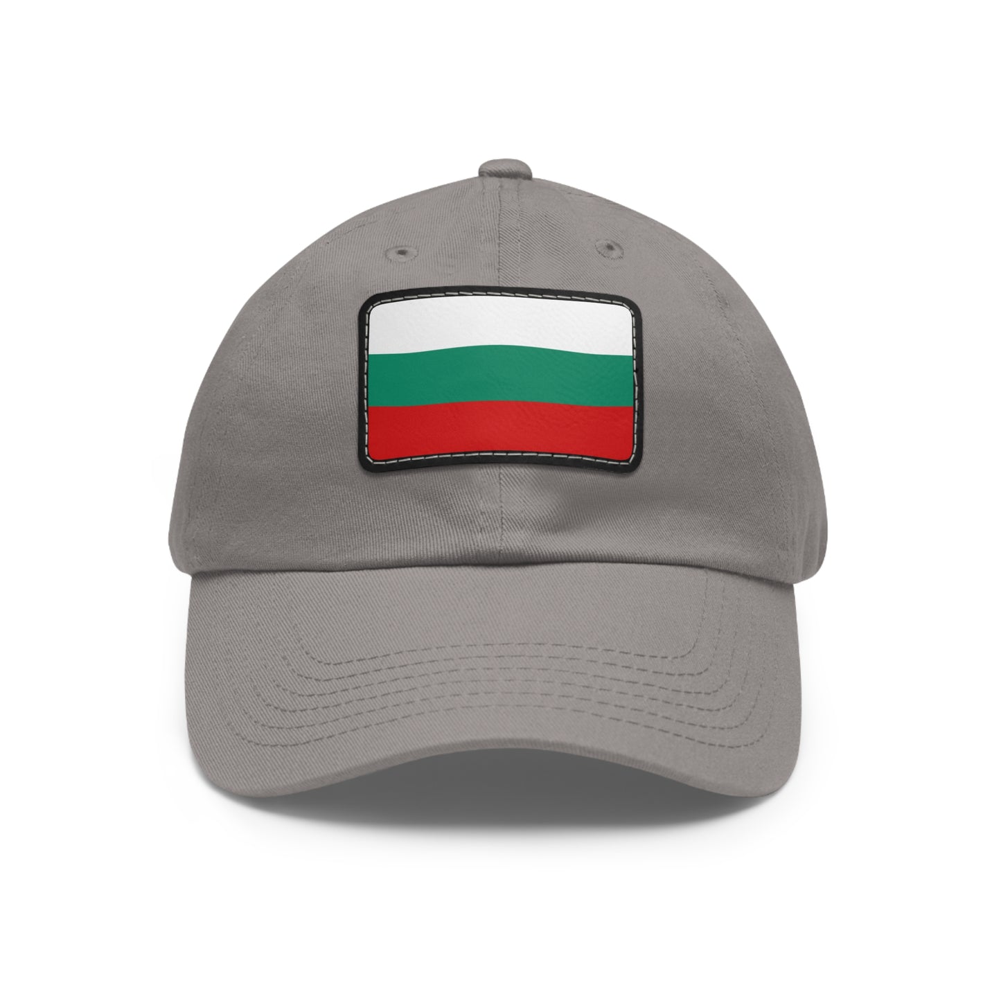 Flag Village Bulgaria Flag Hat Cap with Leather Patch