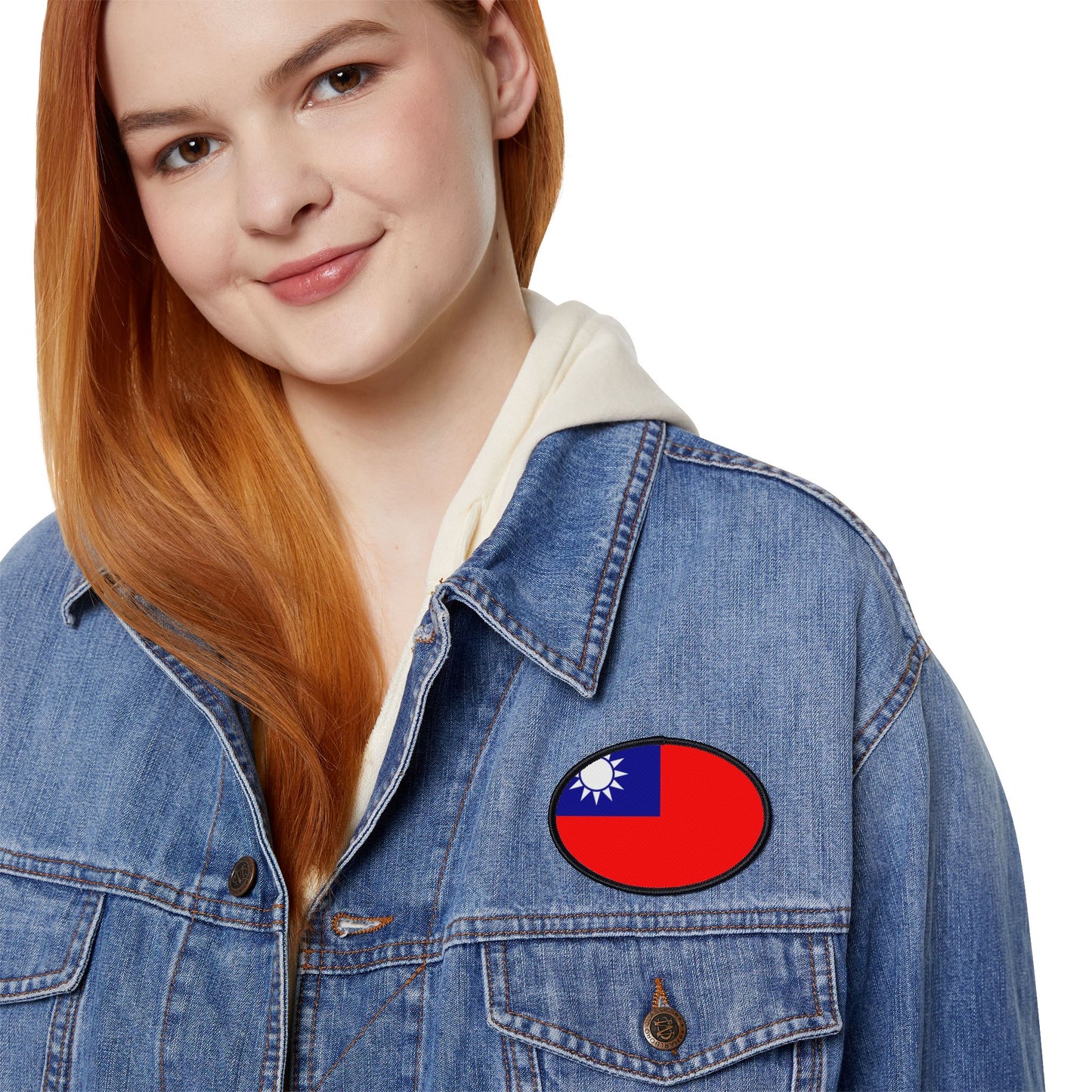 Flag Village Taiwan Flag Embroidery Iron-On Patches