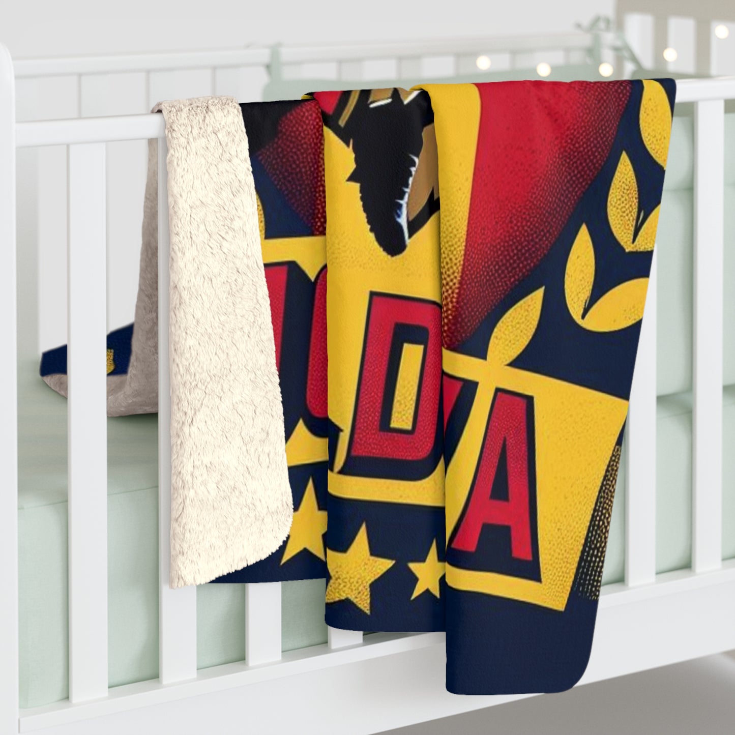 Flag Village Moldova Sporting Flag Sherpa Fleece Blanket MDA0004