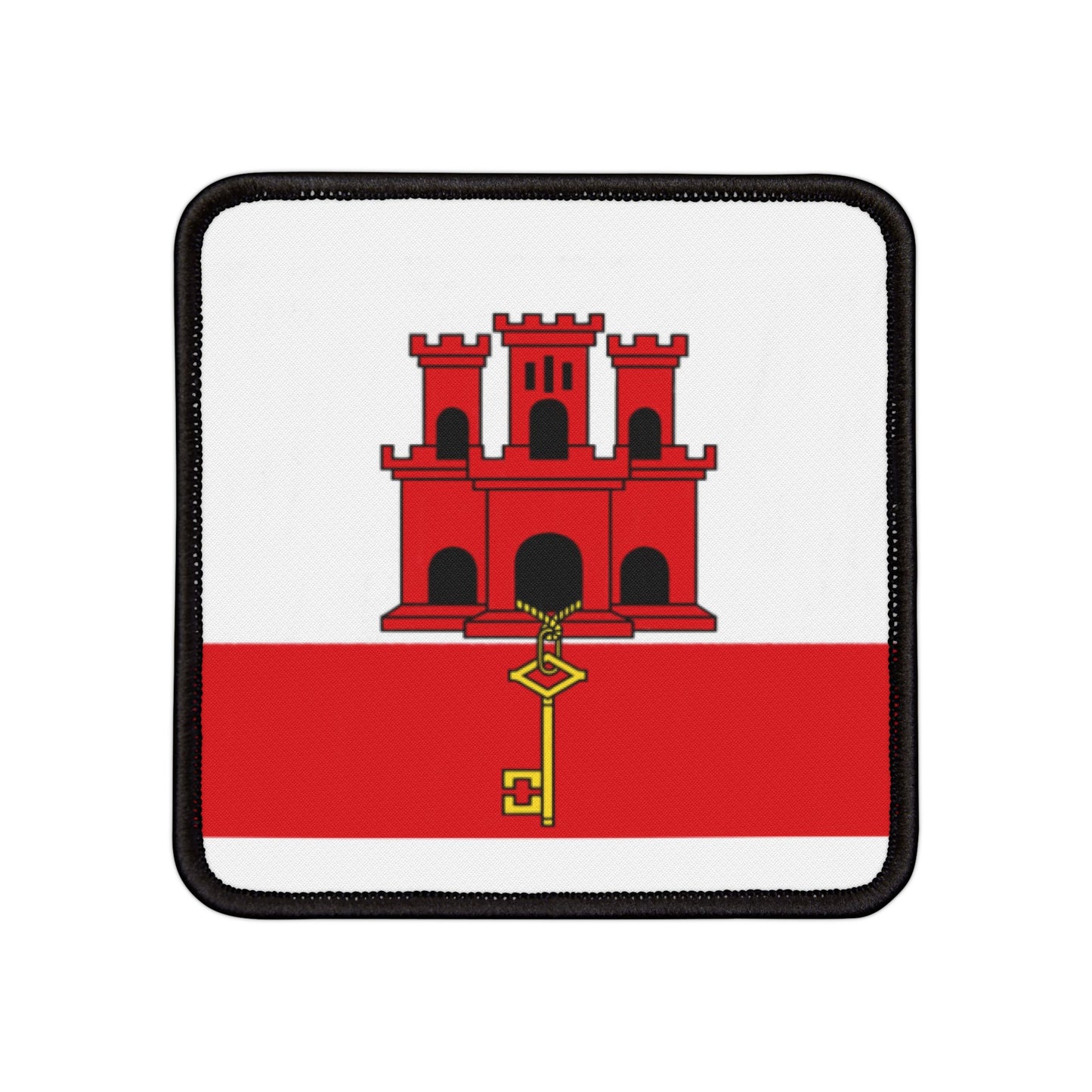 Flag Village Gibraltar Flag Embroidery Iron-On Patches