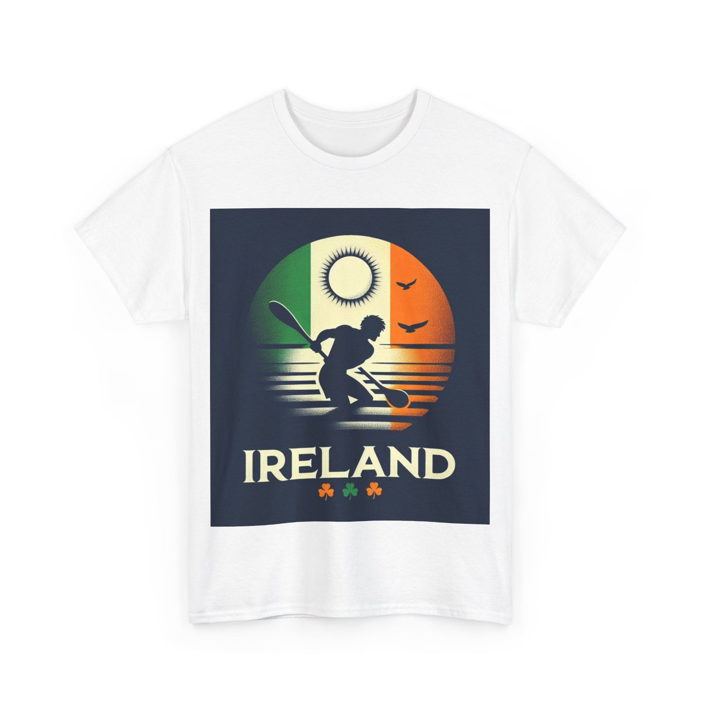 Flag Village Ireland Sporting Flag T-SHIRT Heavy Cotton Tee IRL0006