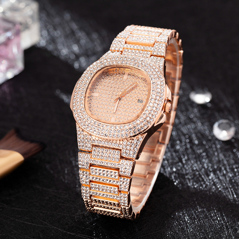 Flag Village Women's Accessories Set Gift Box Chain Butterfly Jewelry Watch