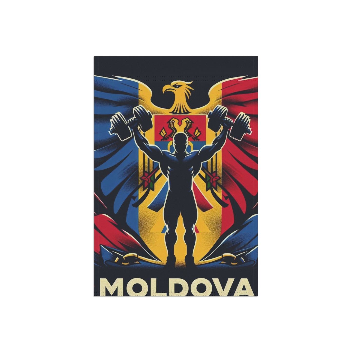 Flag Village Moldova Flag Sporting Garden & House Banner MDA0003