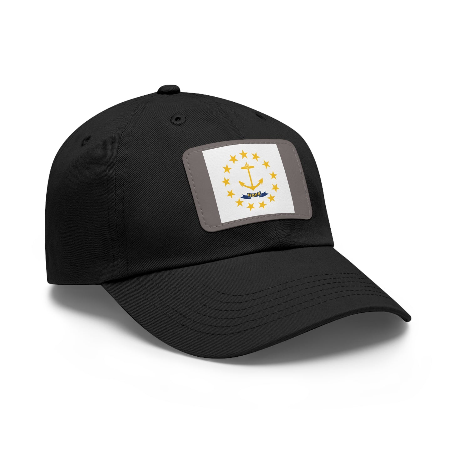 Flag Village USA Rhode Island State Flag Hat Cap with Leather Patch