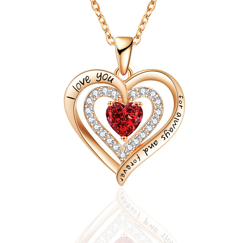 Flag Village Eternal Rose Teddy Bear Gifts Box With Necklace Rotate Rose Jewelry Box Valentine Wedding Storage Gift Case For Women Girlfriend