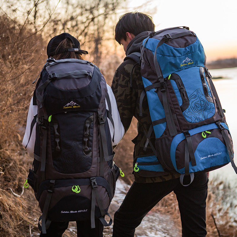 Flag Village Waterproof Hiking Camping Capacity Hiking Backpack