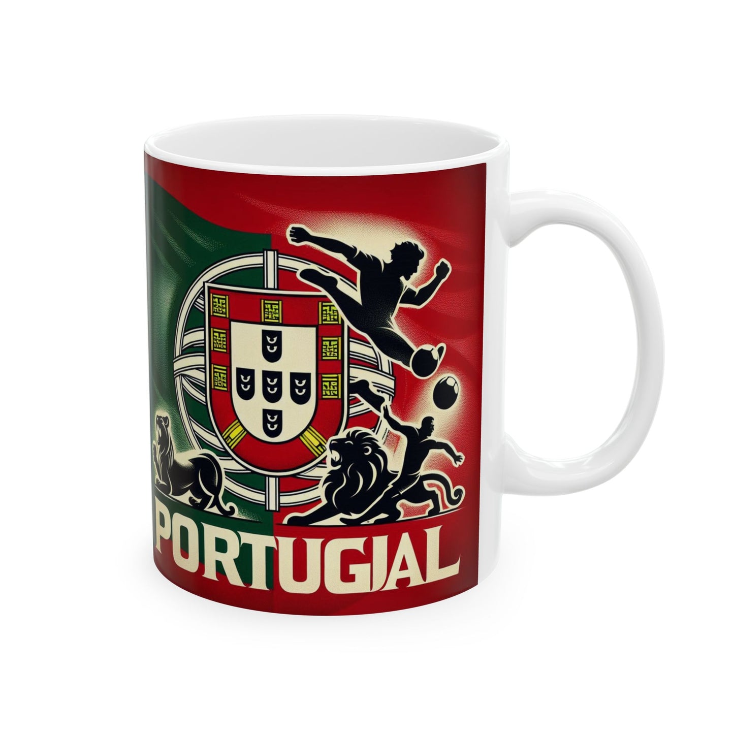 Flag Village Portugal Sporting Flag Ceramic Coffee Mug 11oz PRT0007